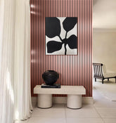 Slat Acoustic Wall Panels Aluminium Shiny 2400mm x 600mm - Rose Gold Aluminium